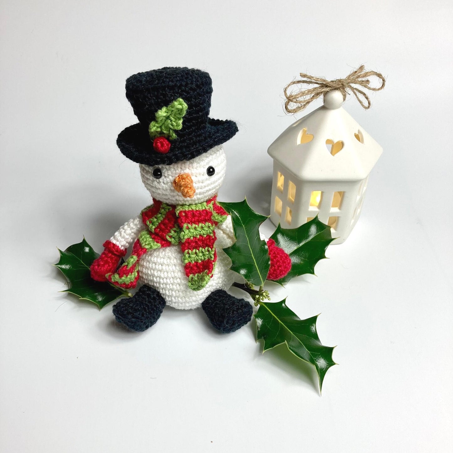 Snowman Crochet Pattern. Instant Download.