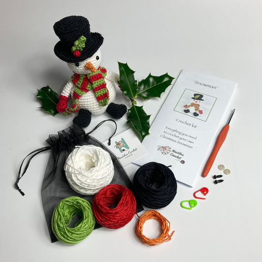 Snowman Crochet Kit.