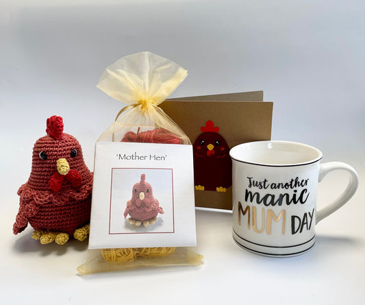 Mother Hen Crochet Gift Set