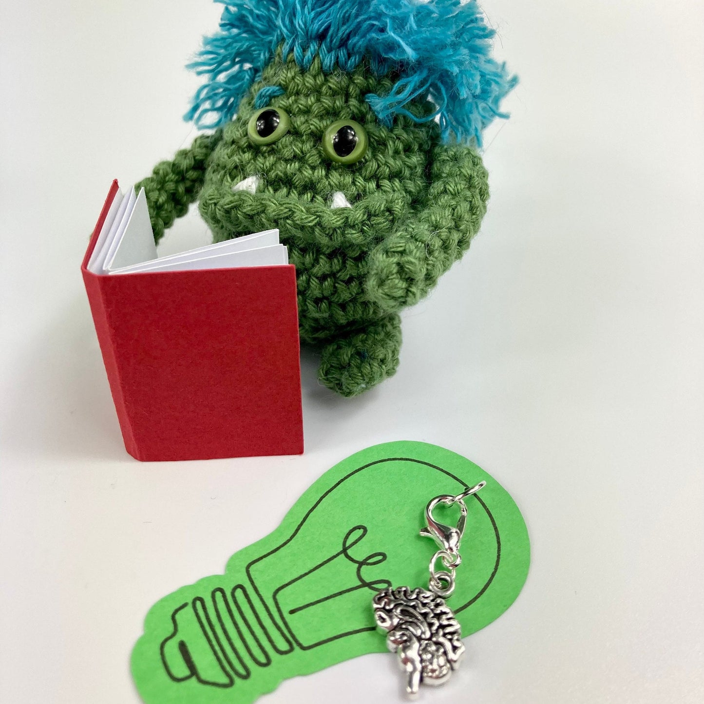 Study Buddies Crochet Kit. Crochet Lucky Mascot. Fun, Simple Crochet Kits with Luxury British Yarn & Accessories.