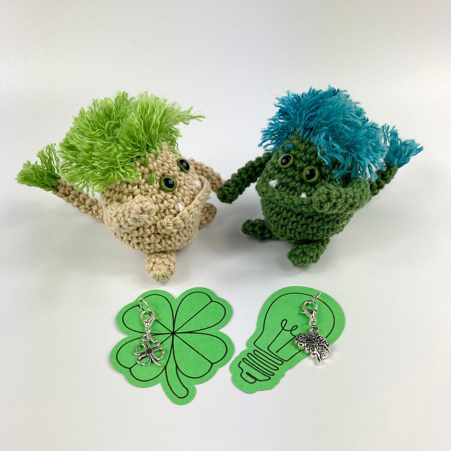 Study Buddies Crochet Kit. Crochet Lucky Mascot. Fun, Simple Crochet Kits with Luxury British Yarn & Accessories.