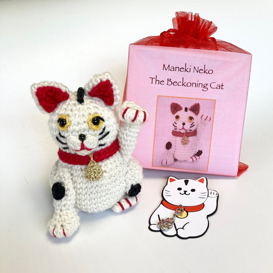 Maneki Neko Crochet Kit.