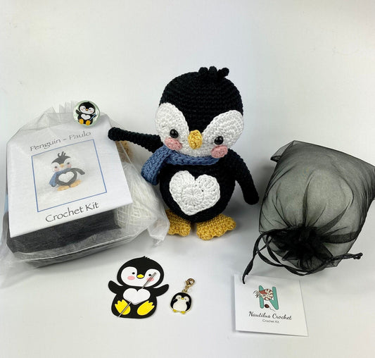 Penguin Paulo Crochet Kit