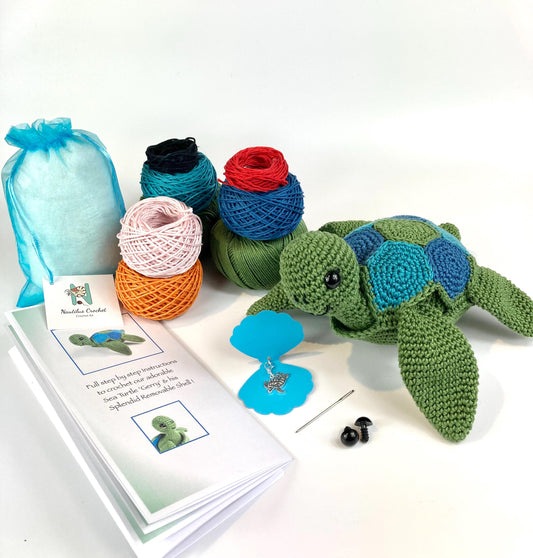 Green Sea Turtle Crochet Kit