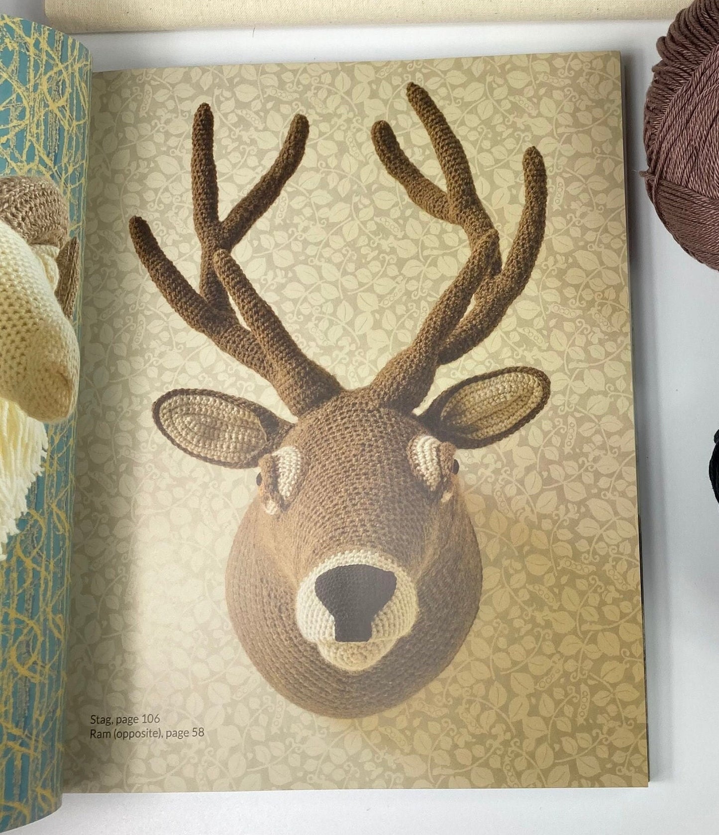 Animal Heads Crochet Book.