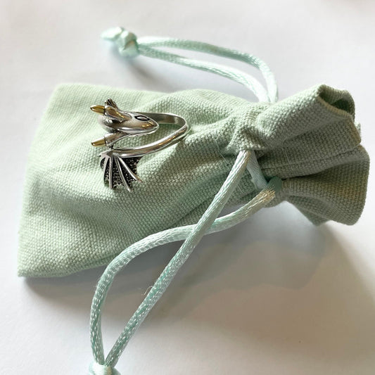 Dragon Crochet Ring