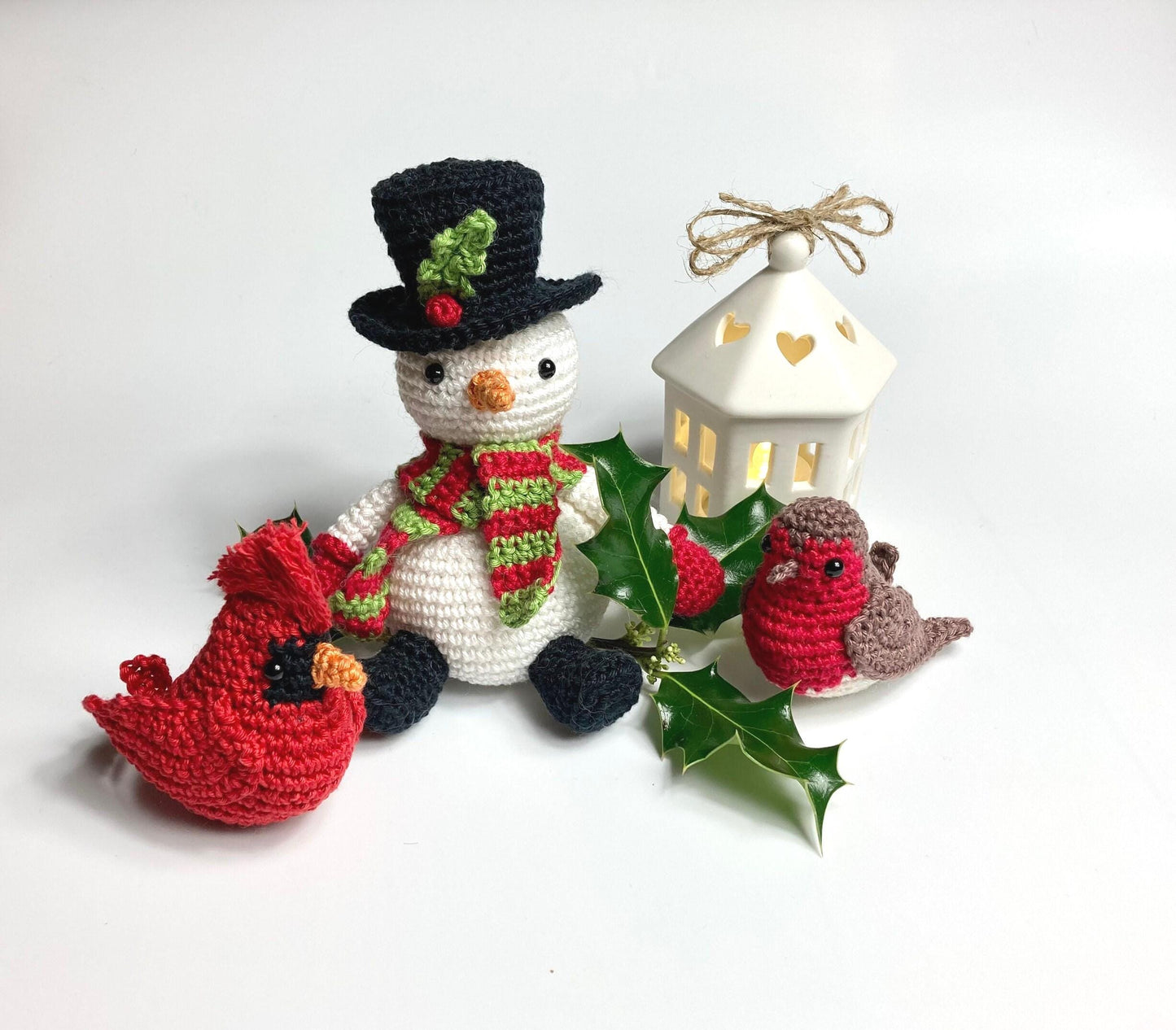 Snowman Crochet Pattern. Instant Download.