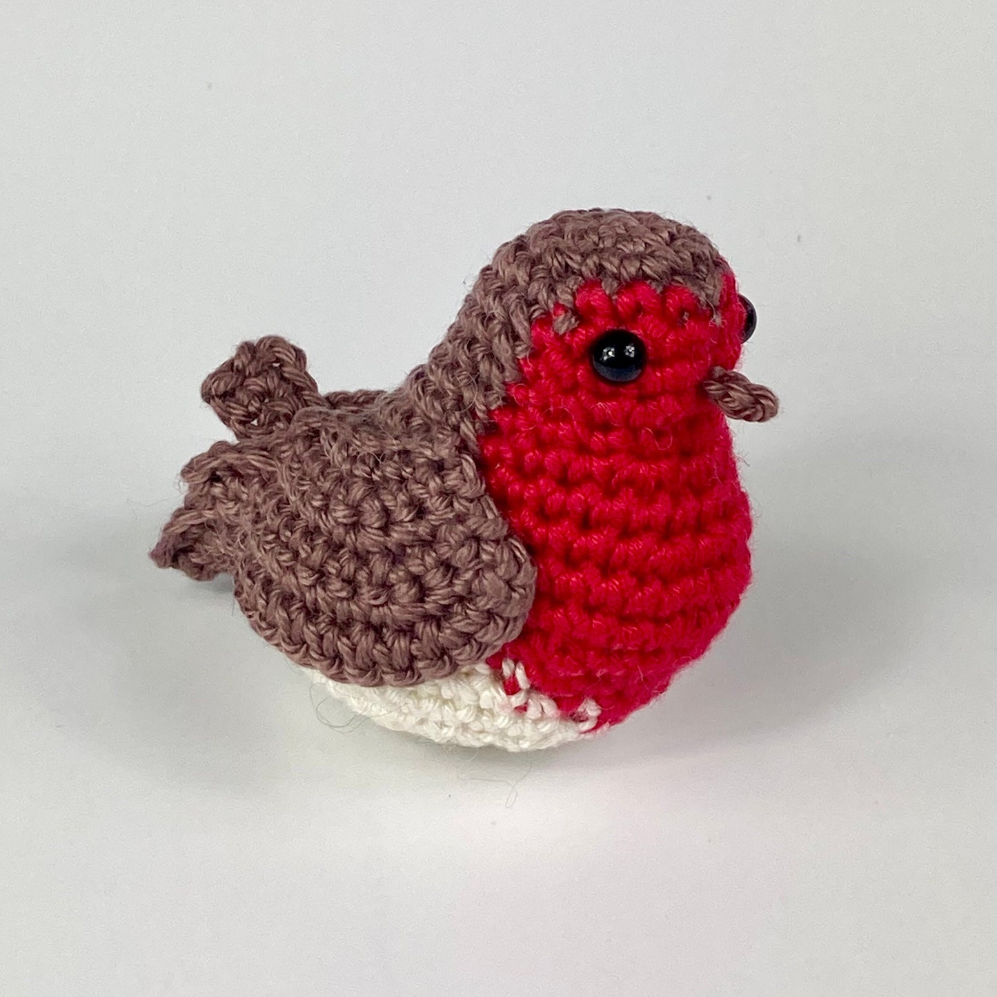 Robin Redbreast Crochet Kit. A complete kit including step by step instructions & featuring luxury British Yarns.