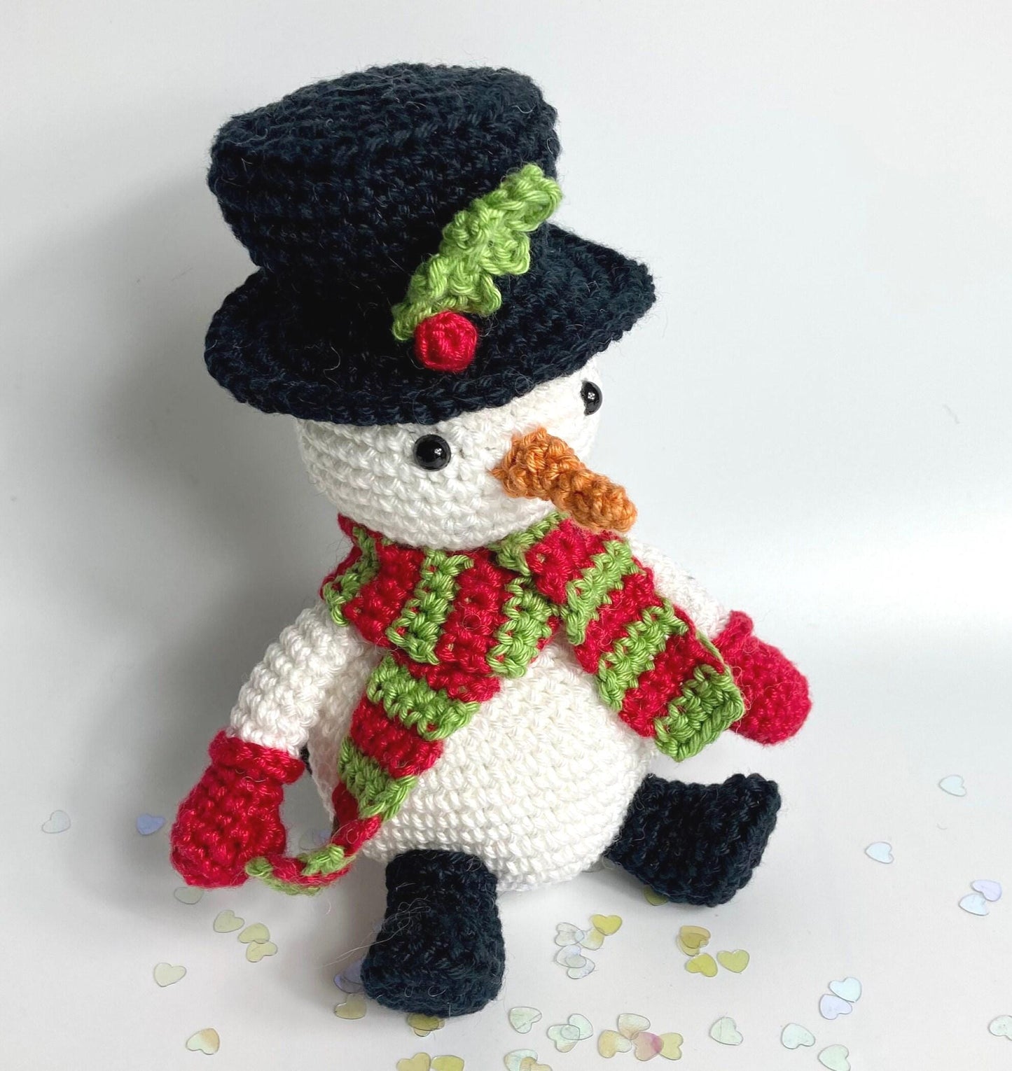 Snowman Crochet Pattern. Instant Download.