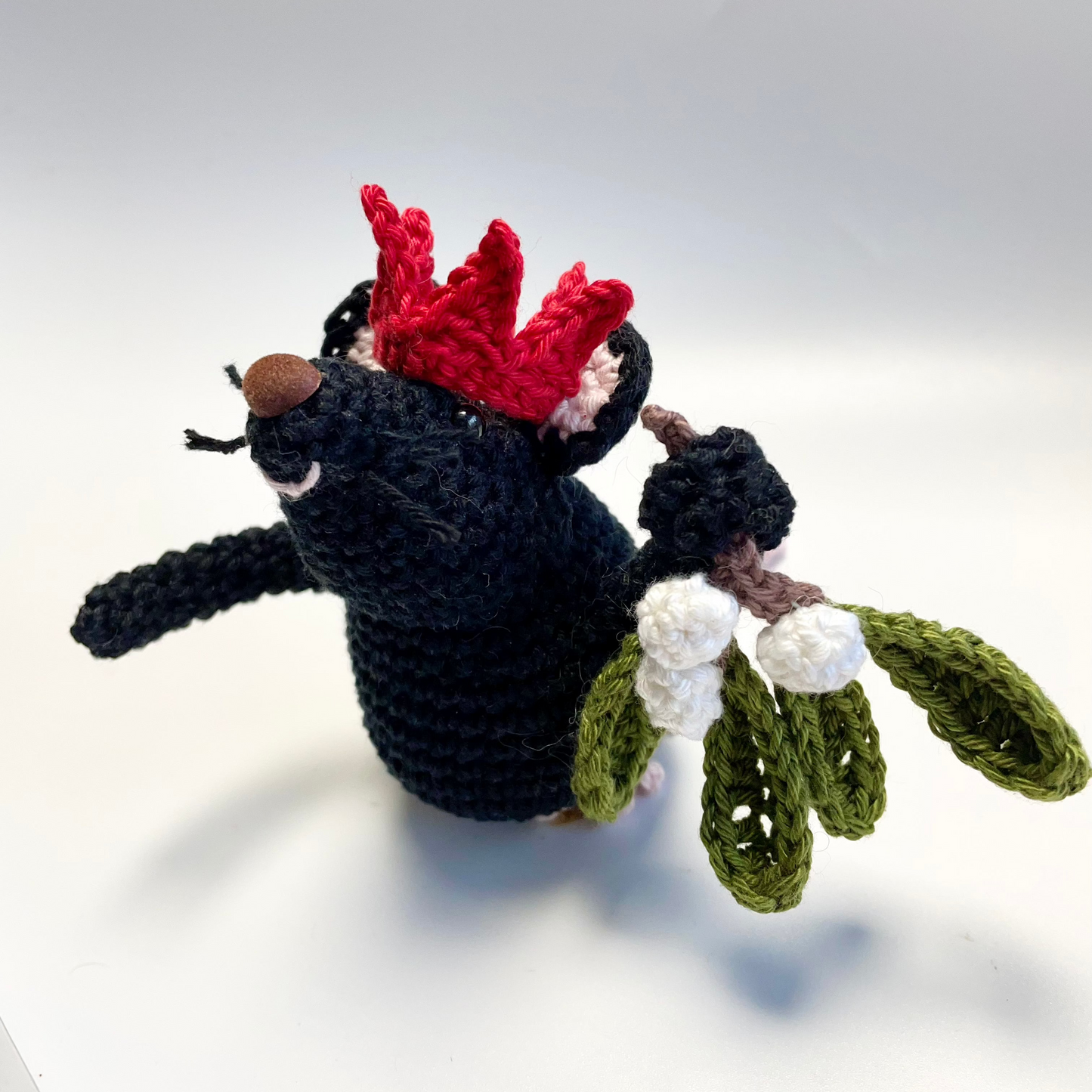 Jack, the Mistletoe Mouse Crochet Kit