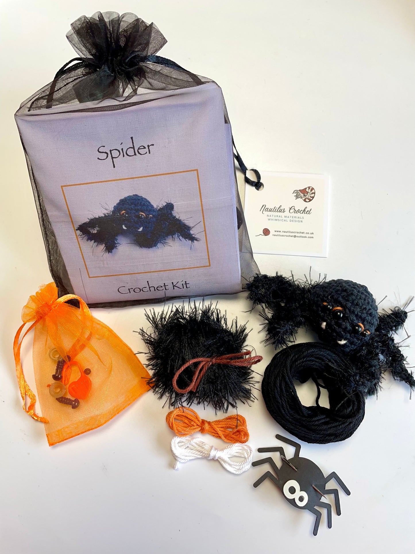 Spider Keyring Crochet Kit