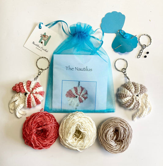 Nautilus Crochet Keyring Kit