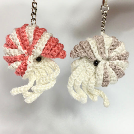 Nautilus Digital Download Keyring Pattern.