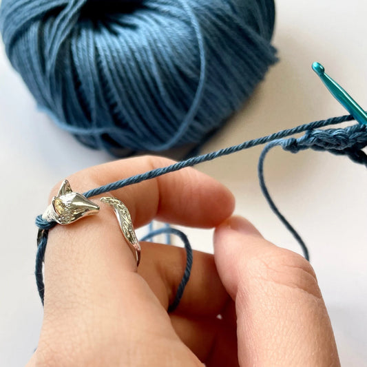 Fox Crochet Ring