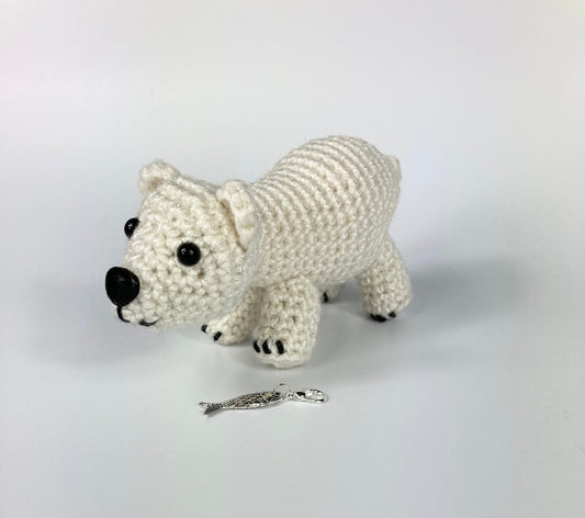 Polar Bear Cub Crochet Kit.