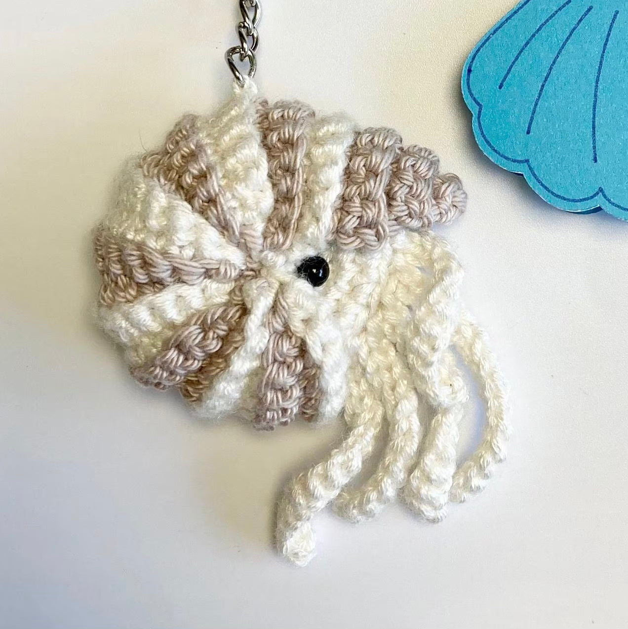 Nautilus Digital Download Keyring Pattern.