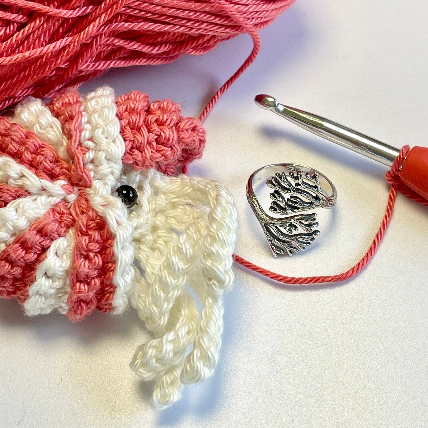 Nautilus Digital Download Keyring Pattern.