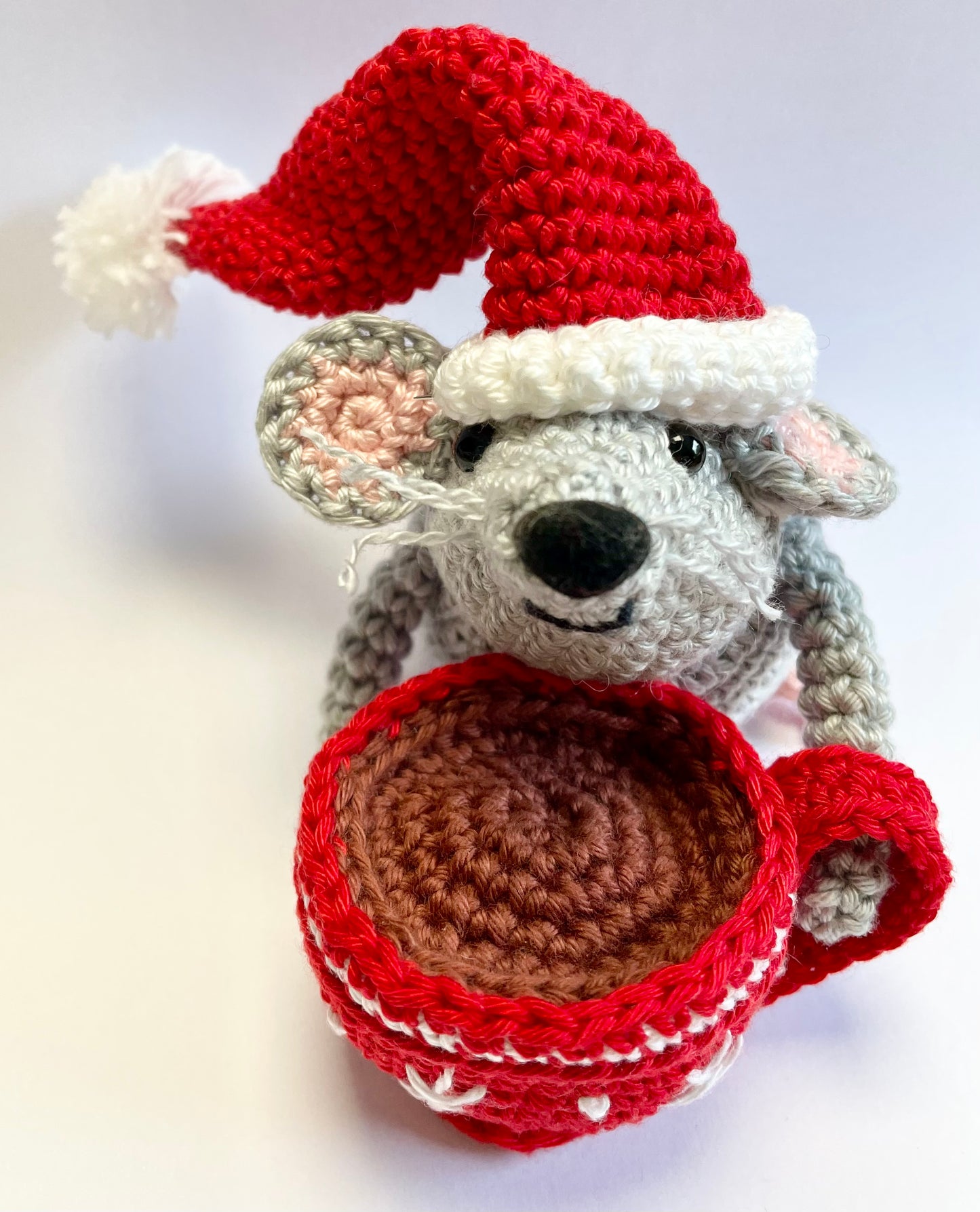 Bill Mouse and hot chocolate.