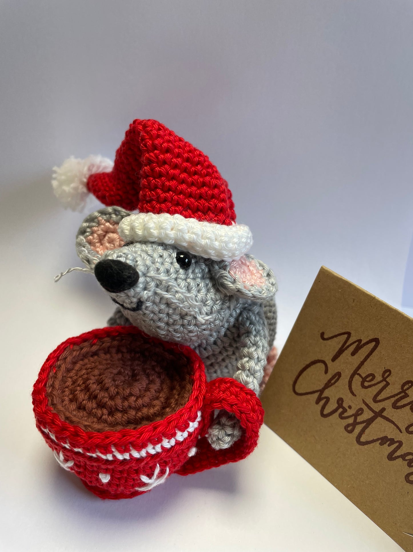 Bill Mouse and hot chocolate.