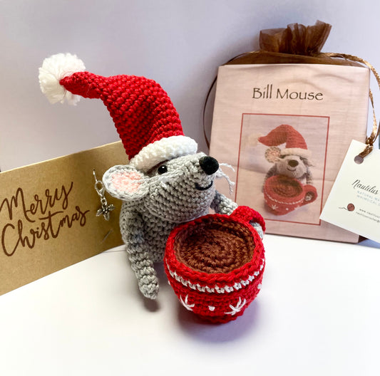 Bill Mouse and hot chocolate.