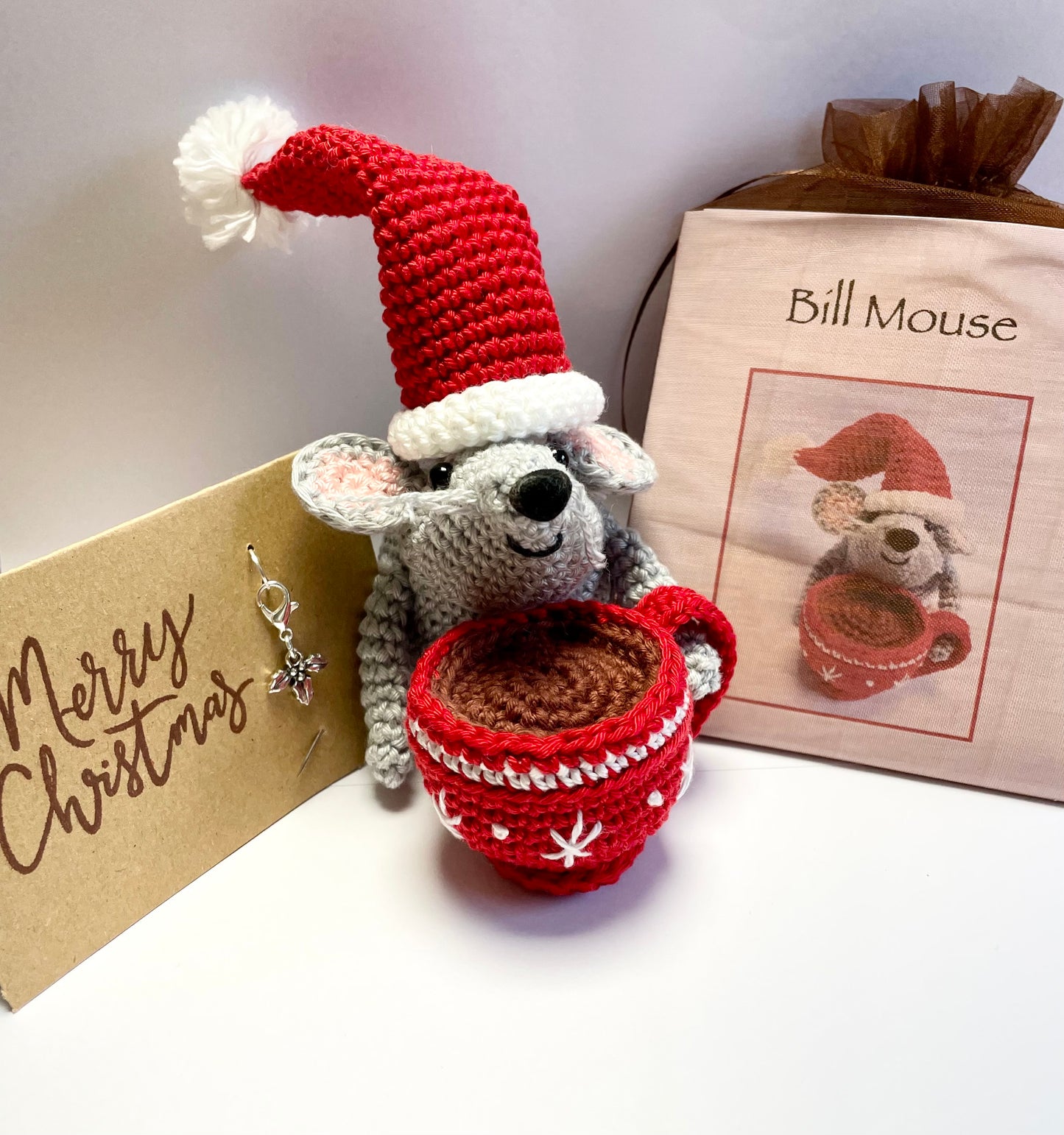Bill Mouse and hot chocolate.