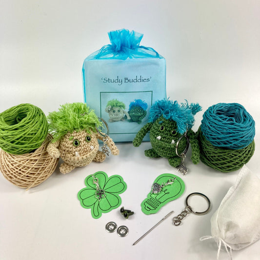 Study Buddies Lucky Mascot Crochet Kit.