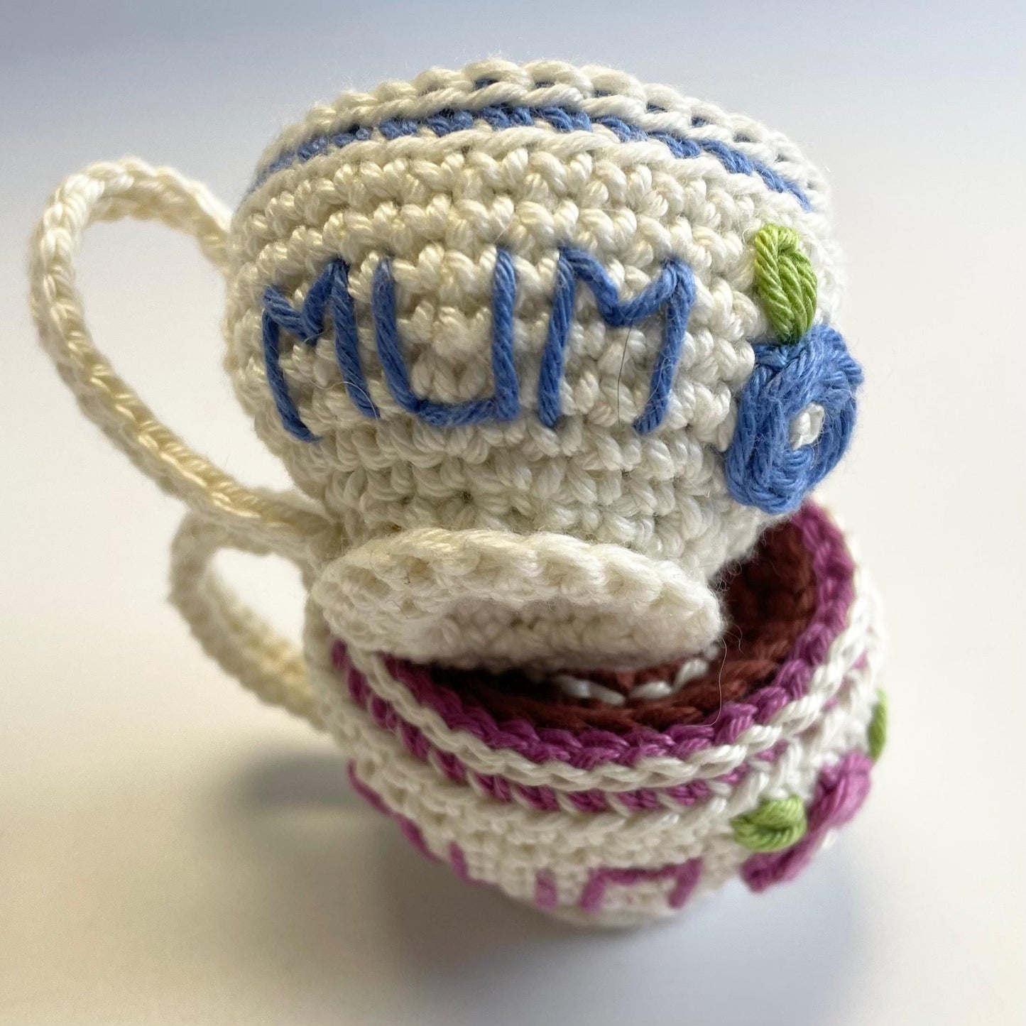 Mum's Coffee Keyring Digital Download Pattern