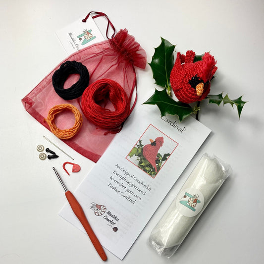 Cardinal Crochet Kit.