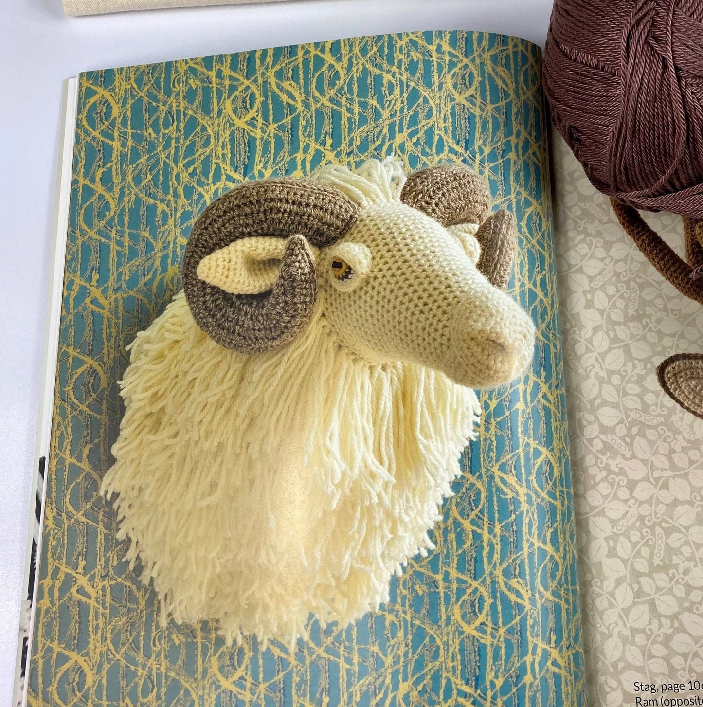 Animal Heads Crochet Book.