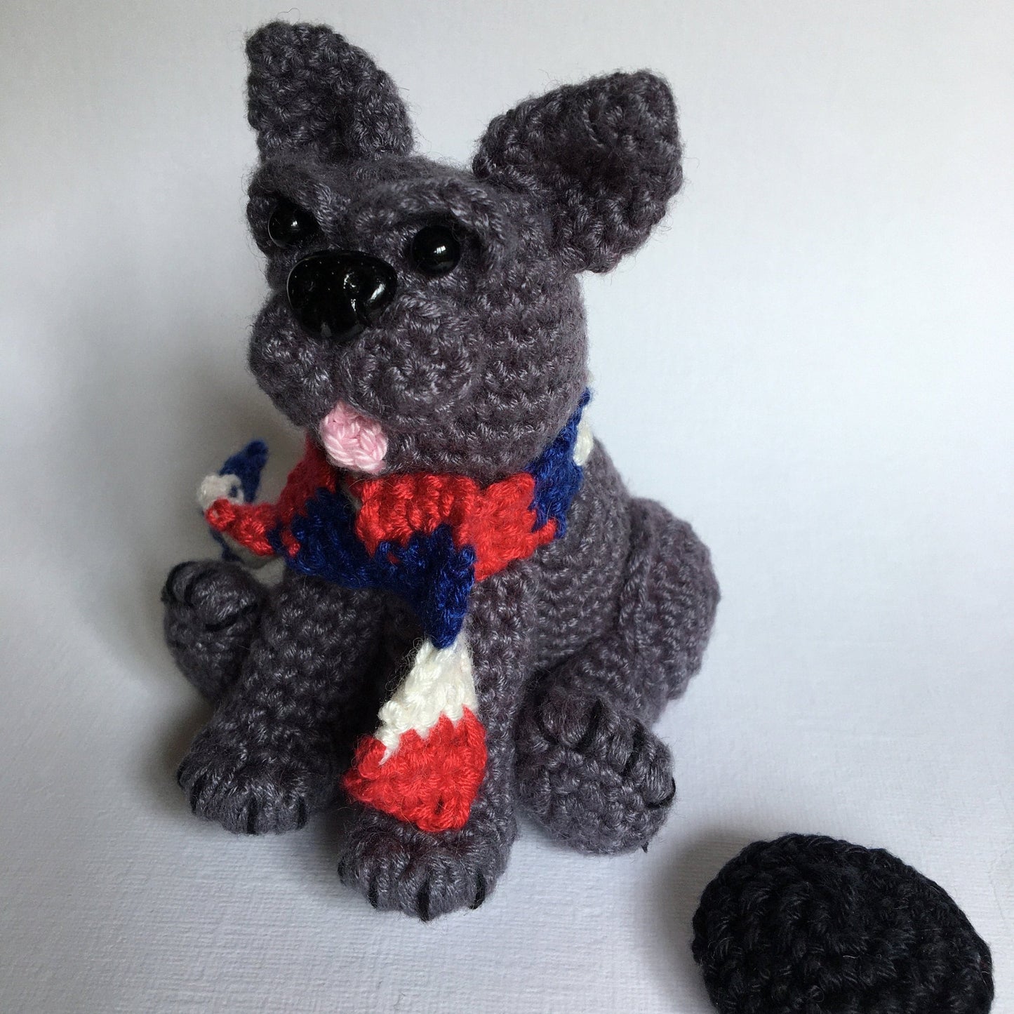 Jacques The French Bulldog Amigurumi Kit with Luxury British Cotton Yarns.