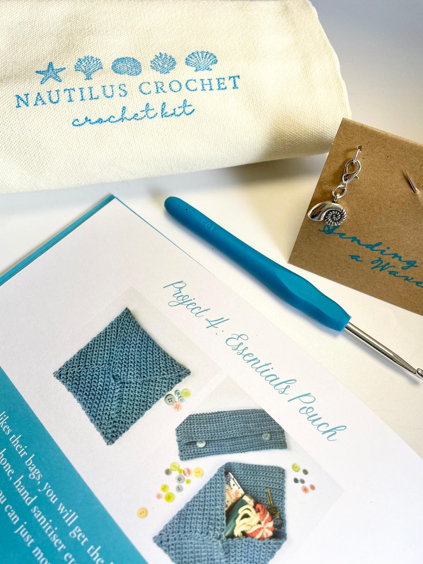 Nautilus Crochet Learn to Crochet Kit.