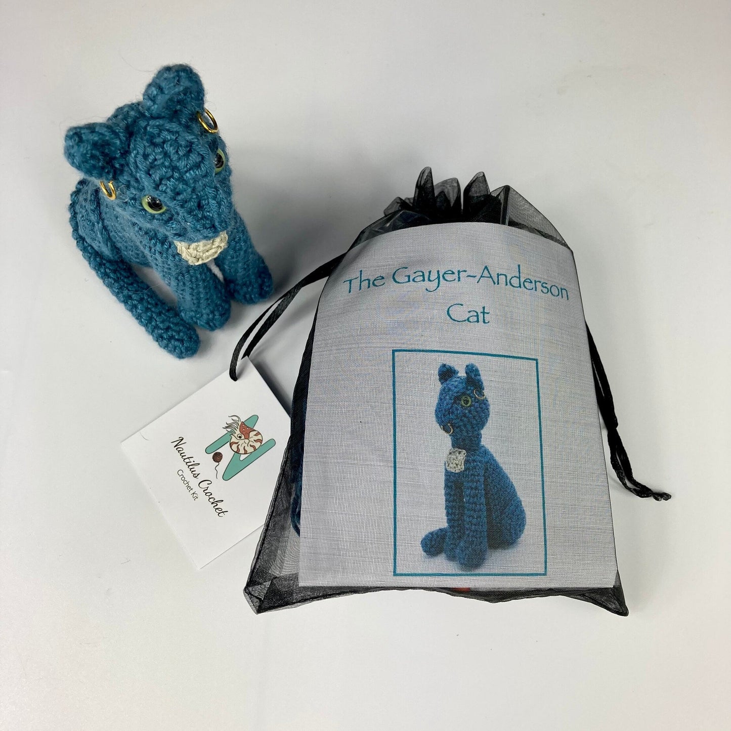 Bastet Egyptian Cat Crochet Kit.