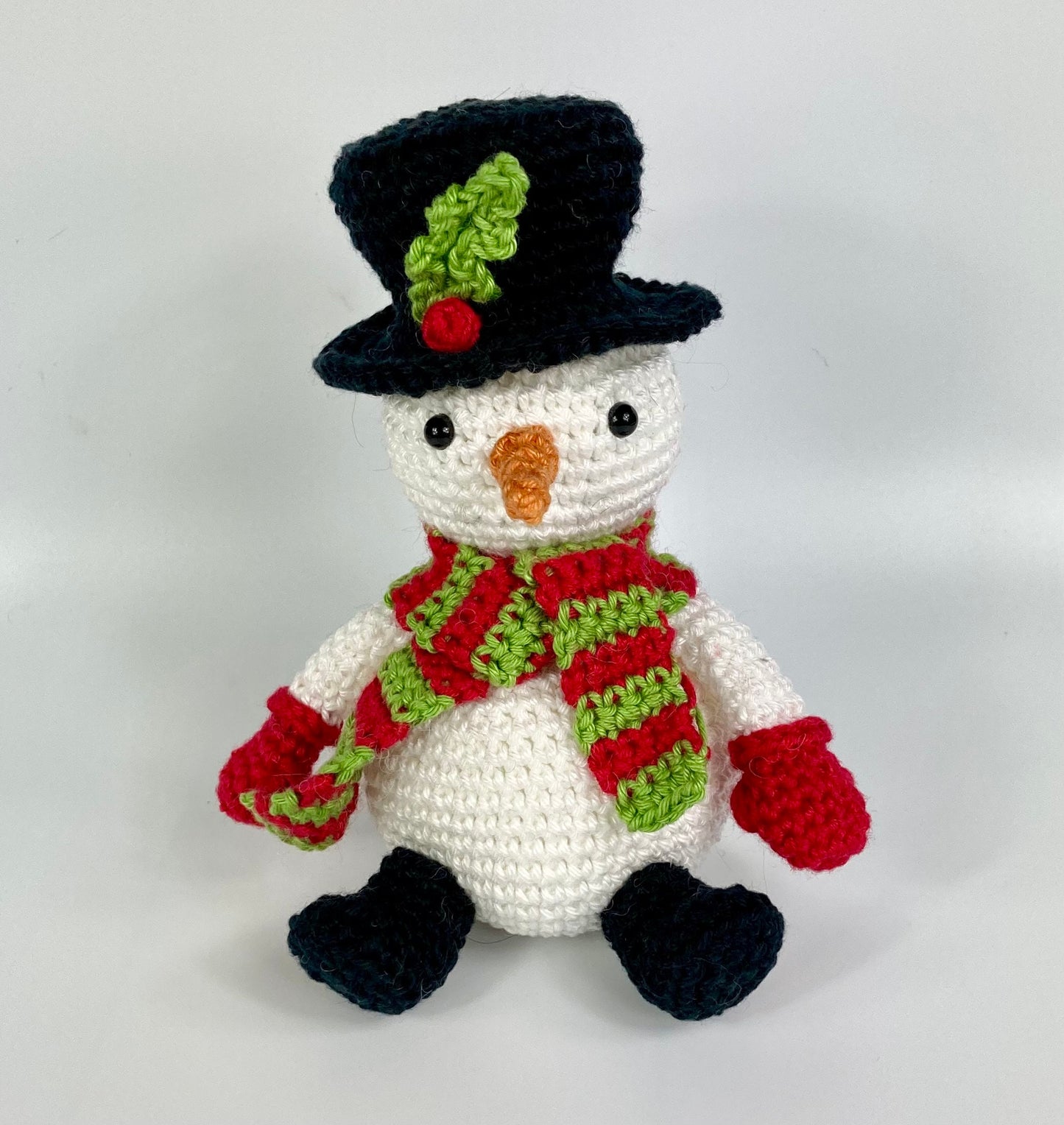 Snowman Crochet Kit. A complete kit including step by step instructions & featuring luxury British Yarns.