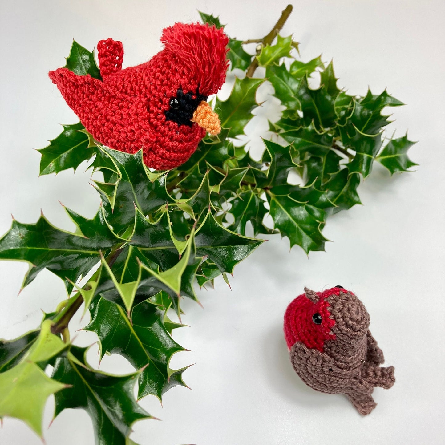 Robin Redbreast Crochet Kit. A complete kit including step by step instructions & featuring luxury British Yarns.