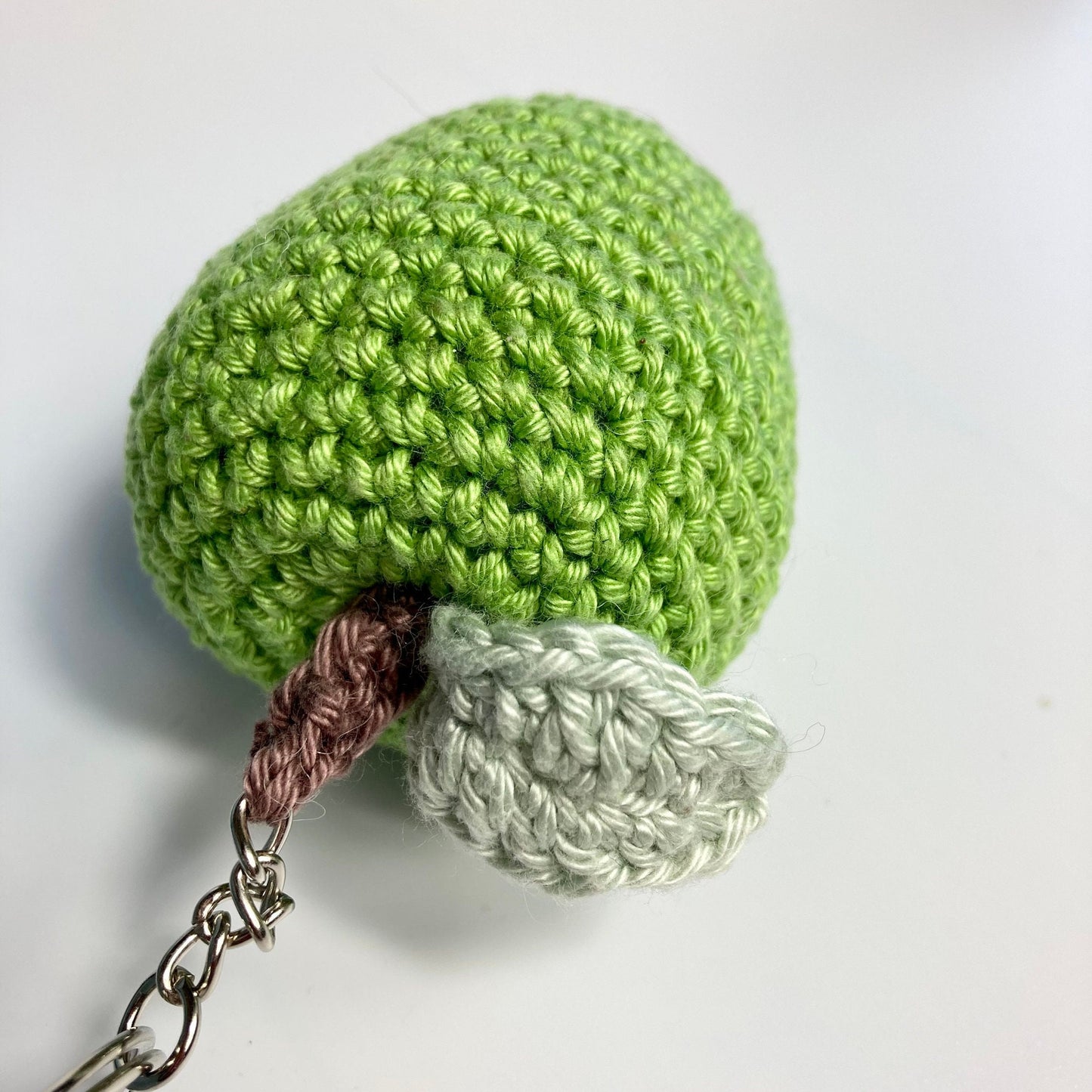 Apple Keyring Crochet Kit. Crochet Apples. Fun, Simple Crochet Kits with Luxury Yarns, Cute Silver Apple Stitch Marker & accessories.