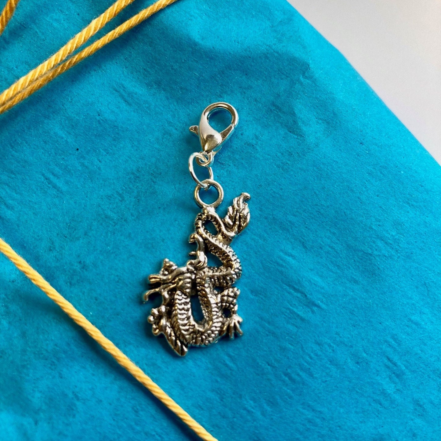 Chinese Dragon Crochet Kit. Includes Luxury British Yarns & a Dragon Stitch Marker.
