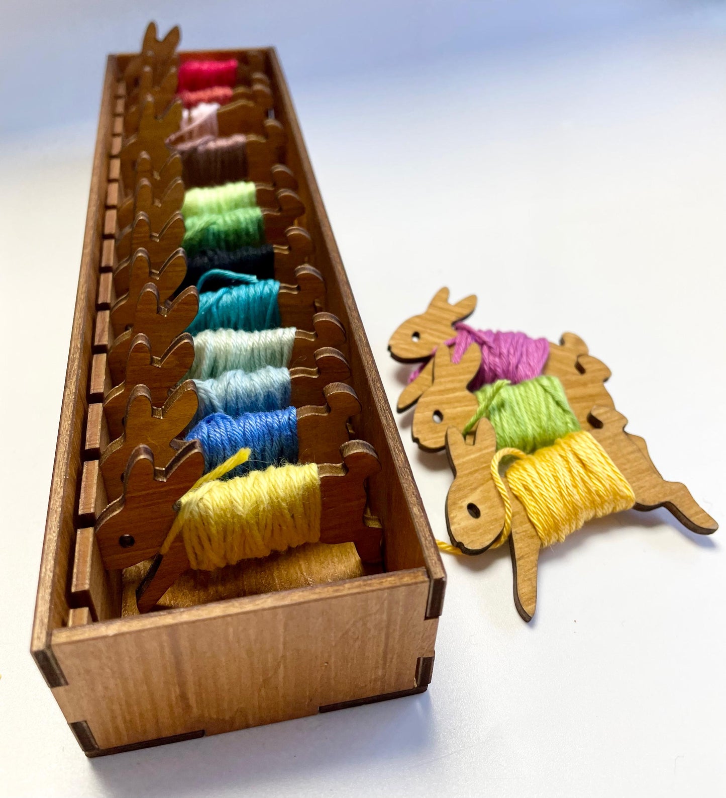 Bunny Yarn Ends Holder.