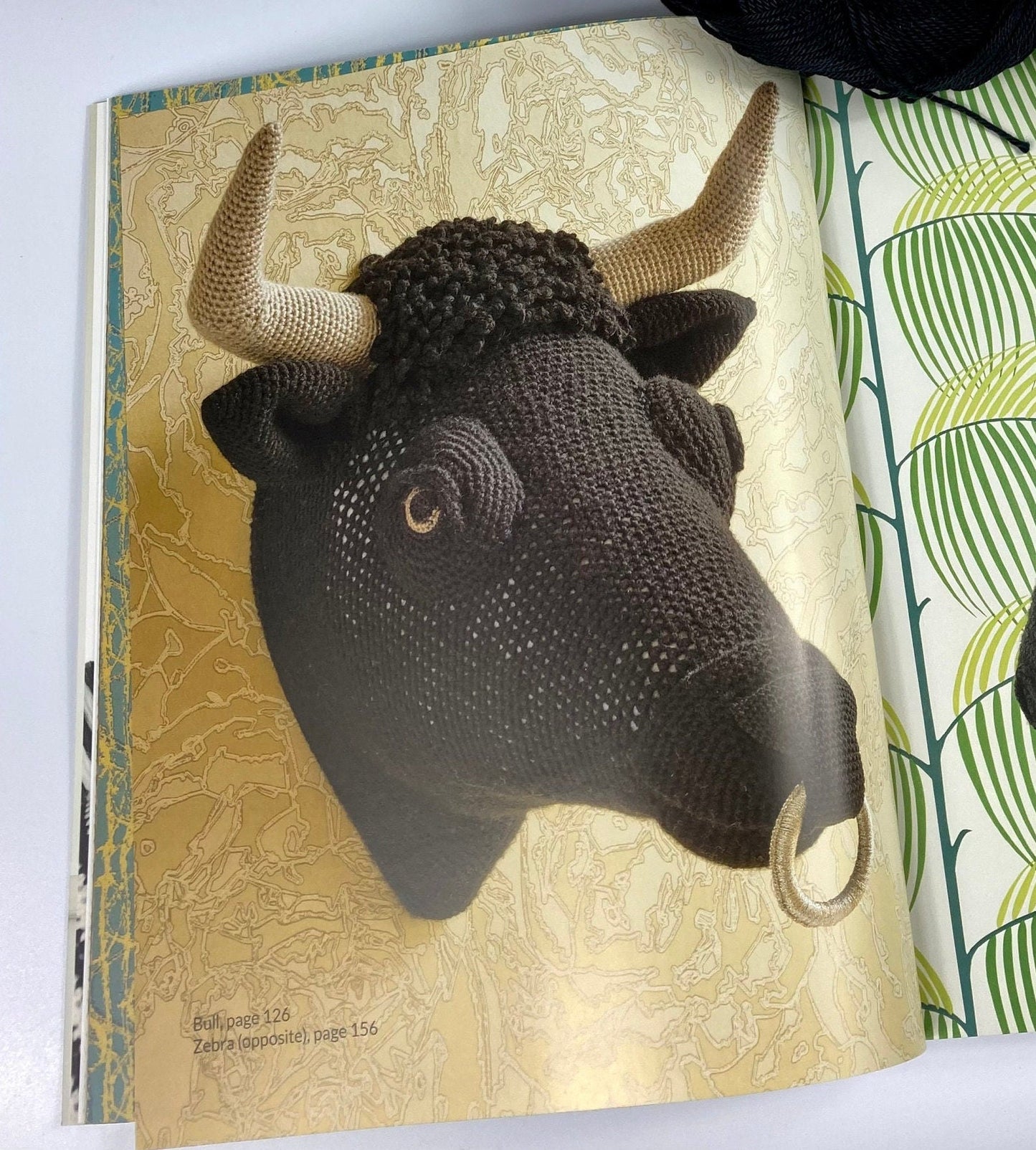 Animal Heads Crochet Book.