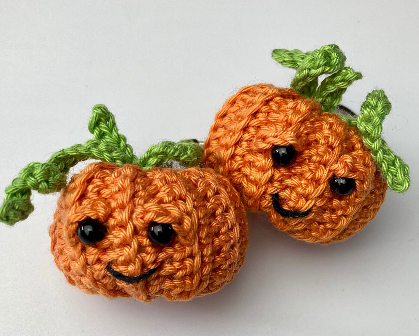 Halloween Mouse & Pumpkin Crochet Kit. Meet 'Tucker'! Complete Kit with luxury natural yarns, cute pumpkin stitch marker, accessories.