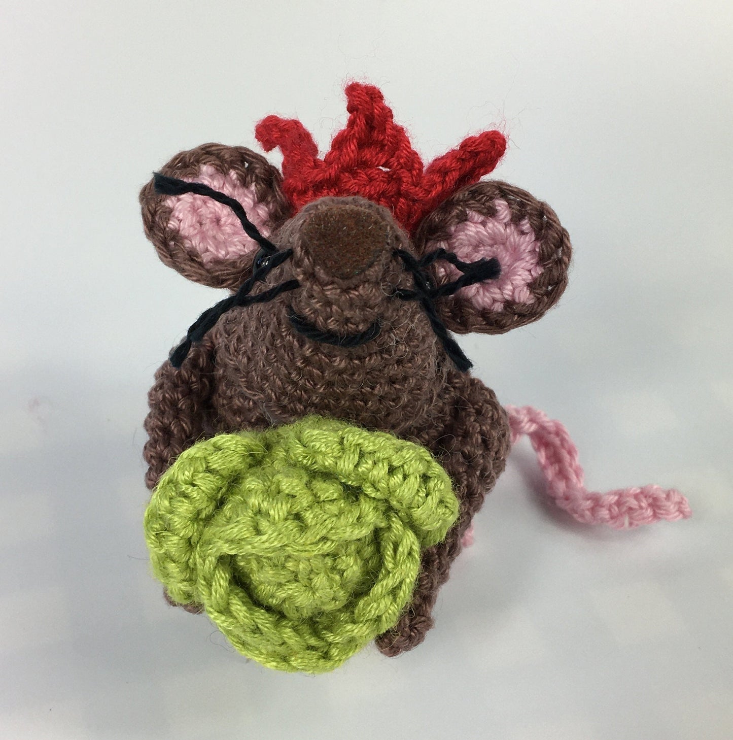 Christmas Mouse Crochet Kit - Rolo & Sprouts!  Complete Amigurumi Crochet Kit with luxury natural yarns.