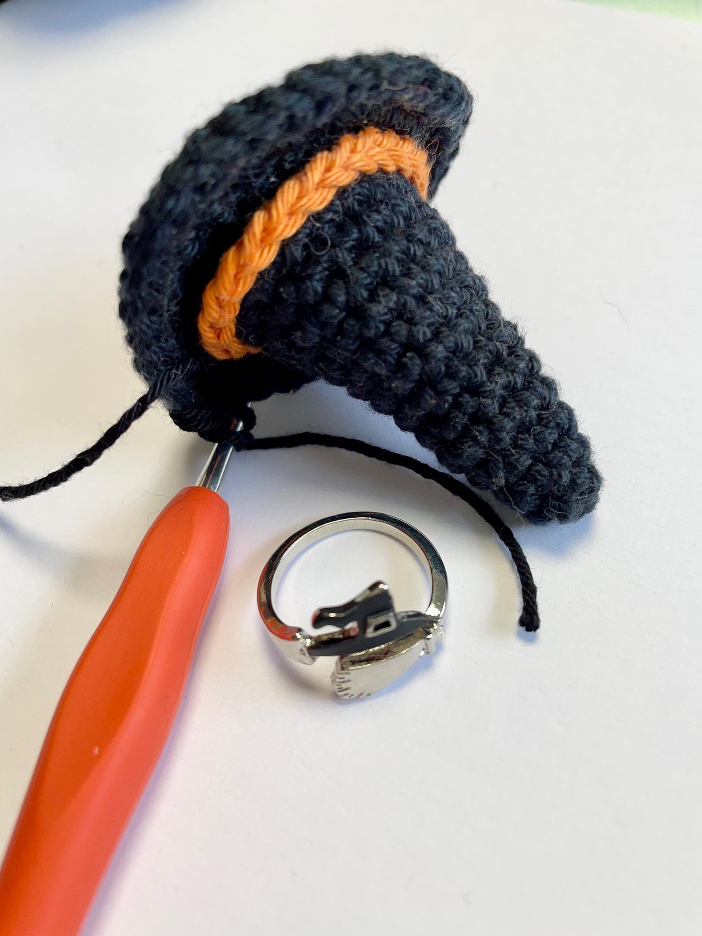 Witch’s Hat Crochet Ring.