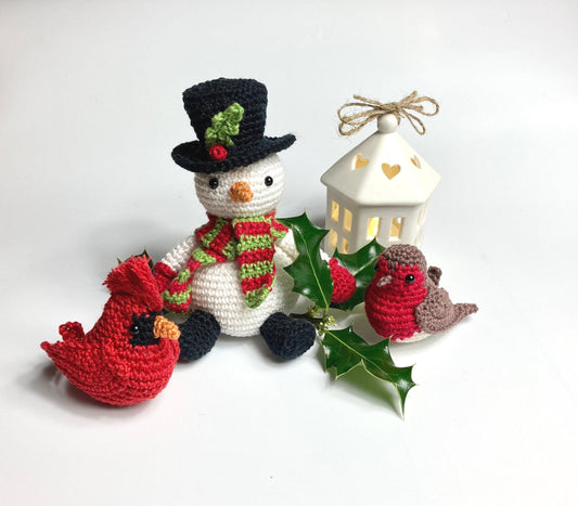 Snowman Crochet Pattern. Instant Download.