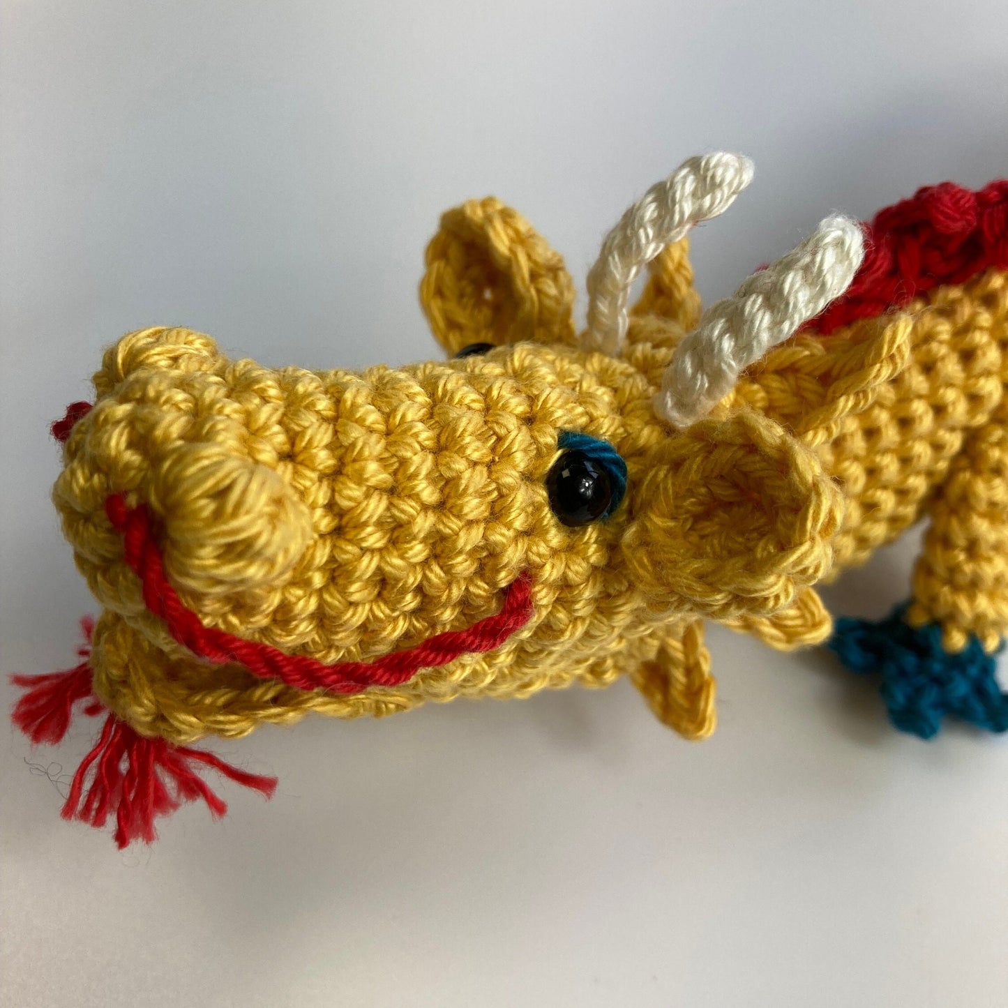 Welcome Year of The Dragon! Chinese Dragon Crochet Kit designed for The British Museum Exhibition. With Luxury British Yarns.