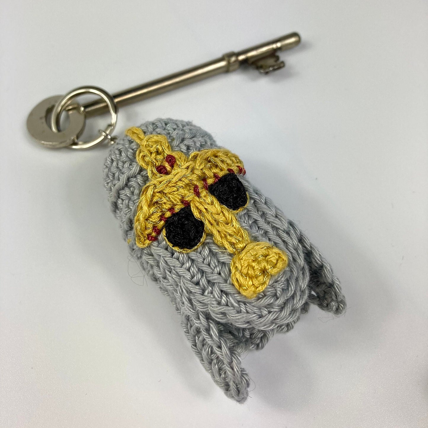 Sutton Hoo Helmet Crochet Kit. Complete Kit featuring Natural British Yarns.