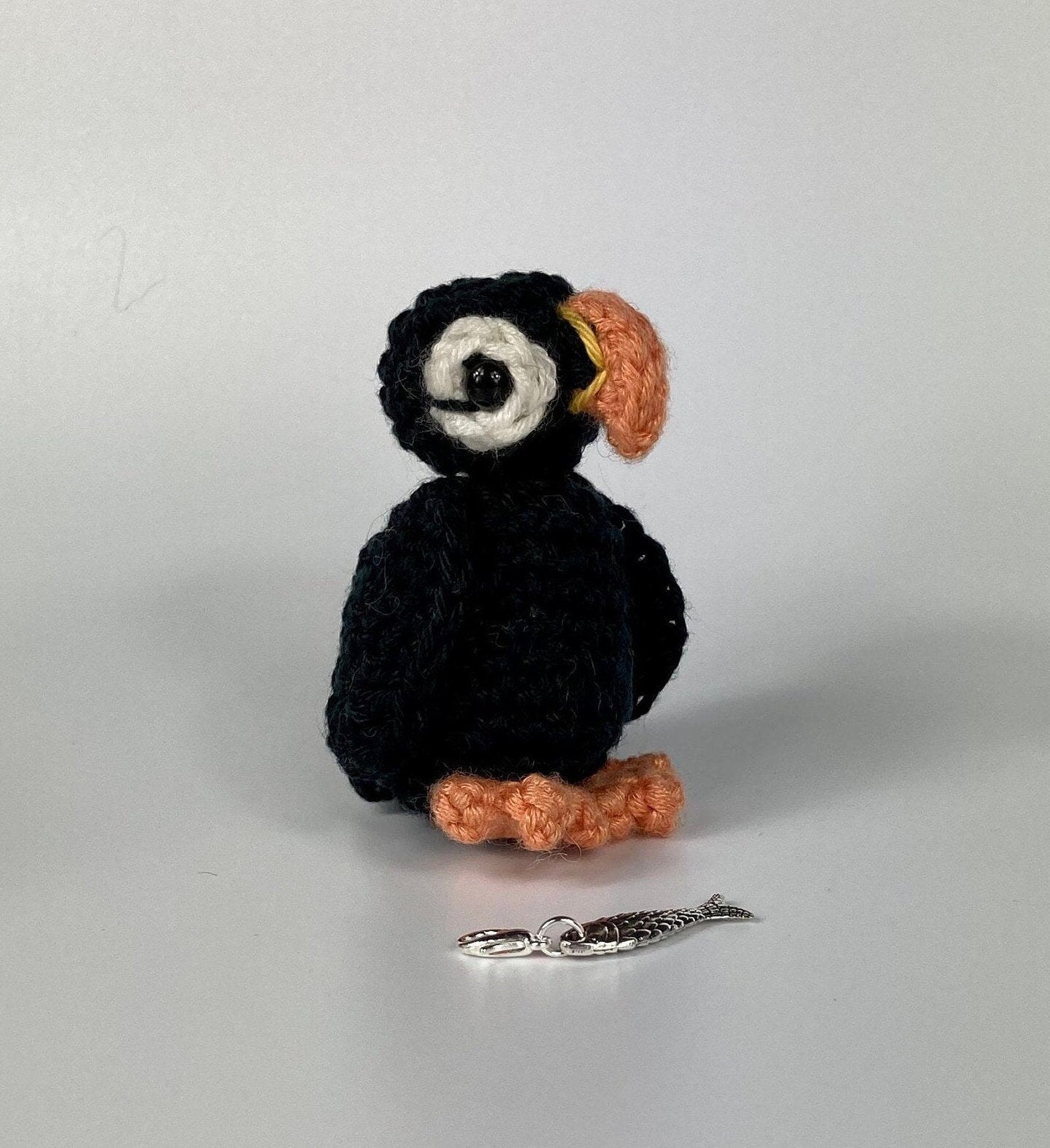 Artic Puffin Kit. A Complete Crochet Kit with Luxury Cotton & Bamboo Yarns.