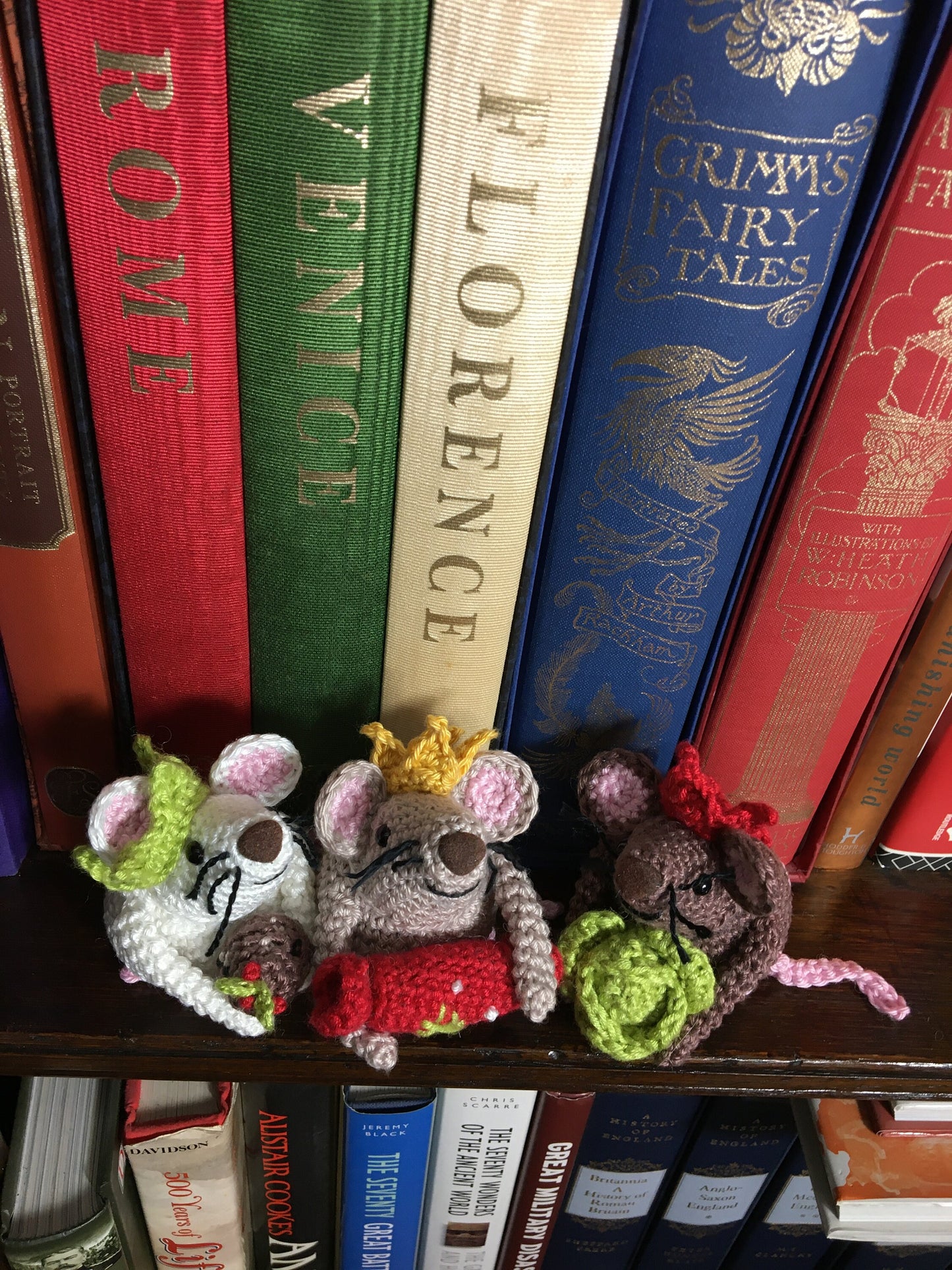 Christmas Mouse Crochet Kit - Rolo & Sprouts!  Complete Amigurumi Crochet Kit with luxury natural yarns.