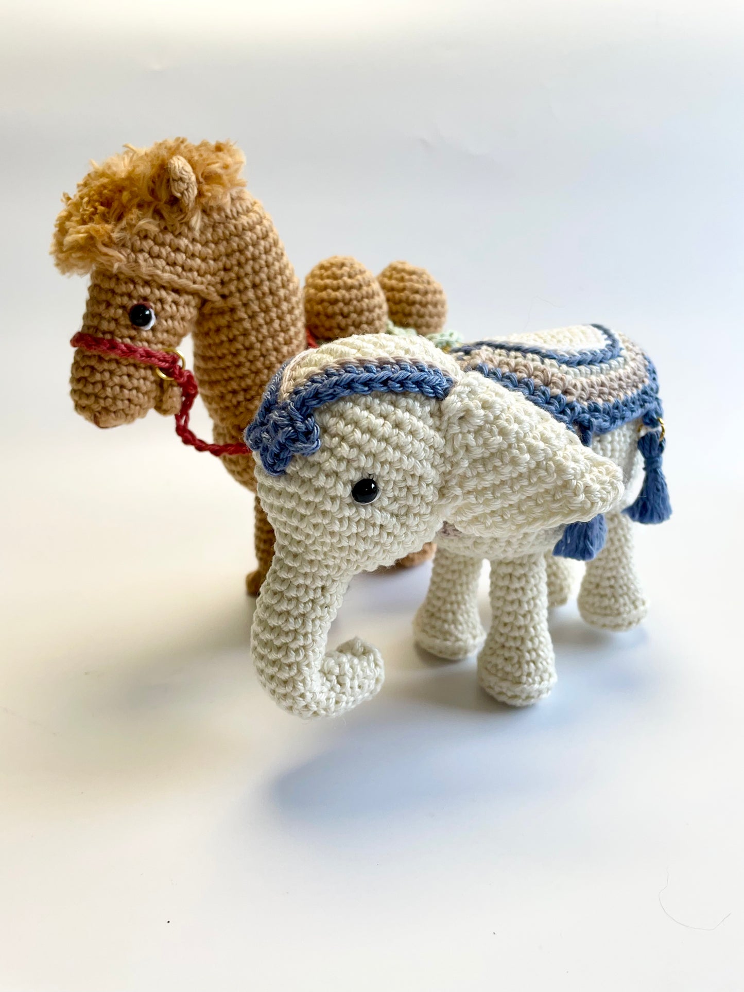 The Silk Road Elephant Amigurumi Crochet Kit. Commissioned by The British Museum. With luxury yarns, full instructions & accessories.