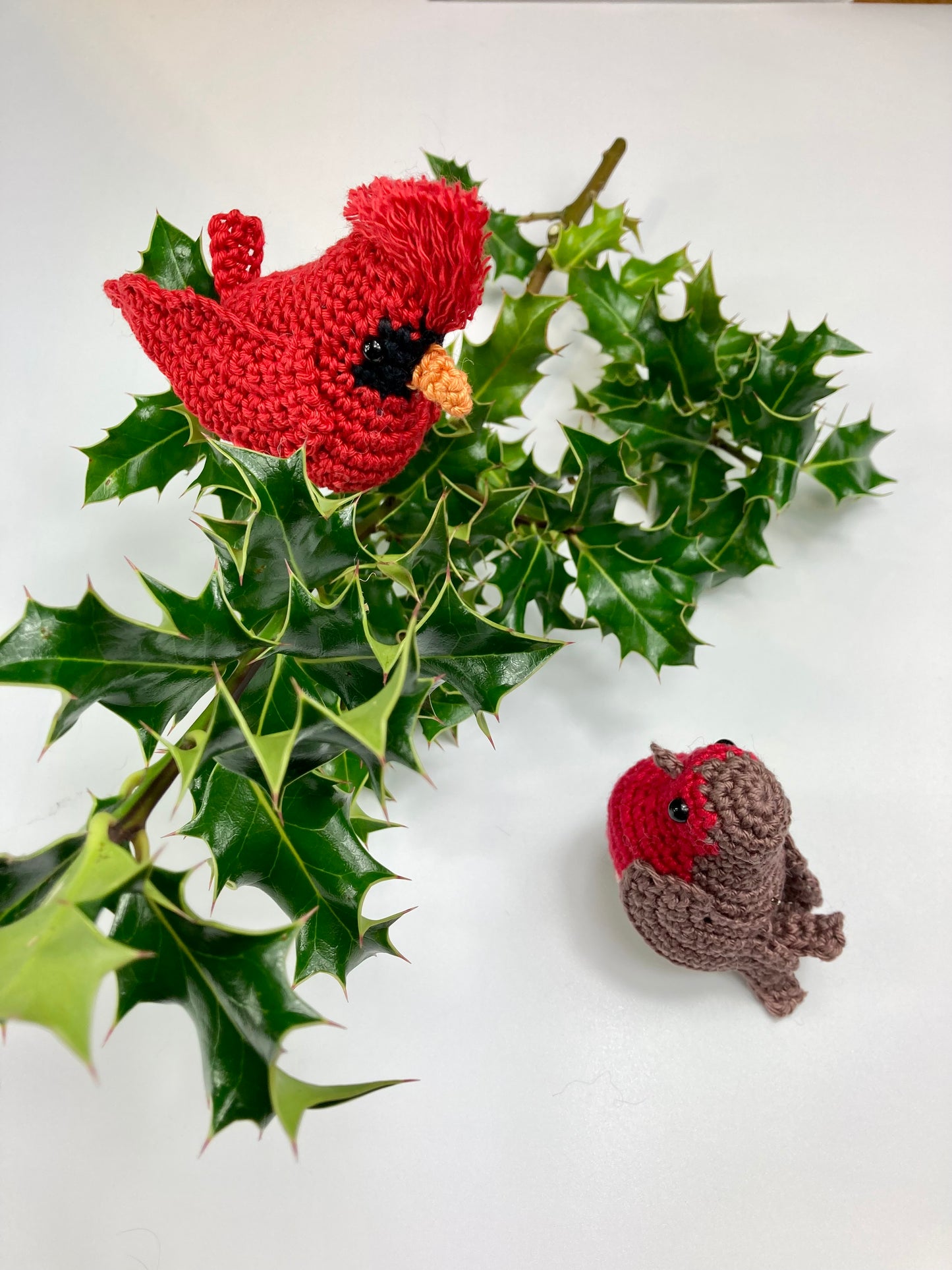 Cardinal Crochet Pattern. A Digital Download Pattern with step by step instructions & photo aids.