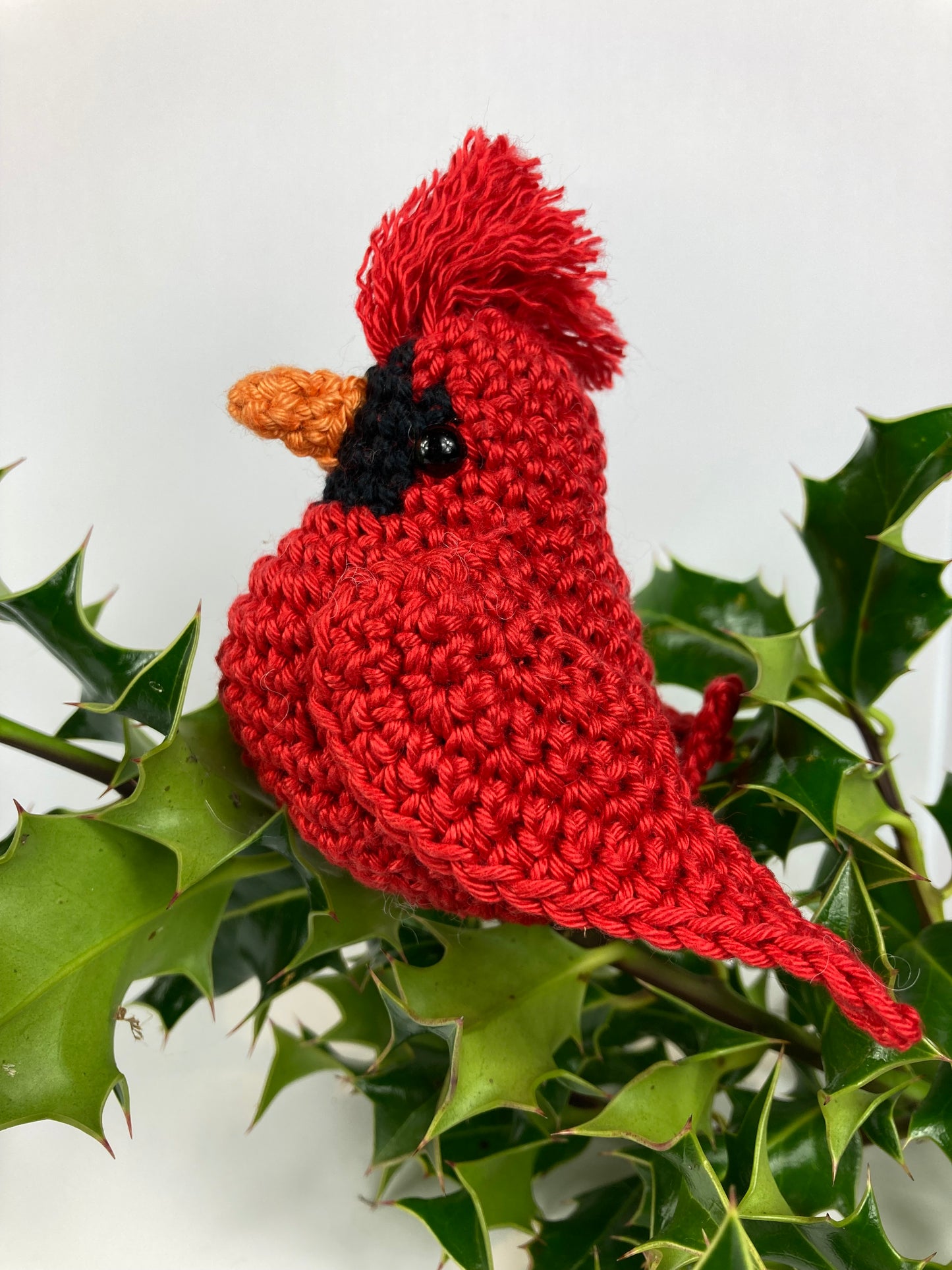 Cardinal Crochet Pattern. A Digital Download Pattern with step by step instructions & photo aids.