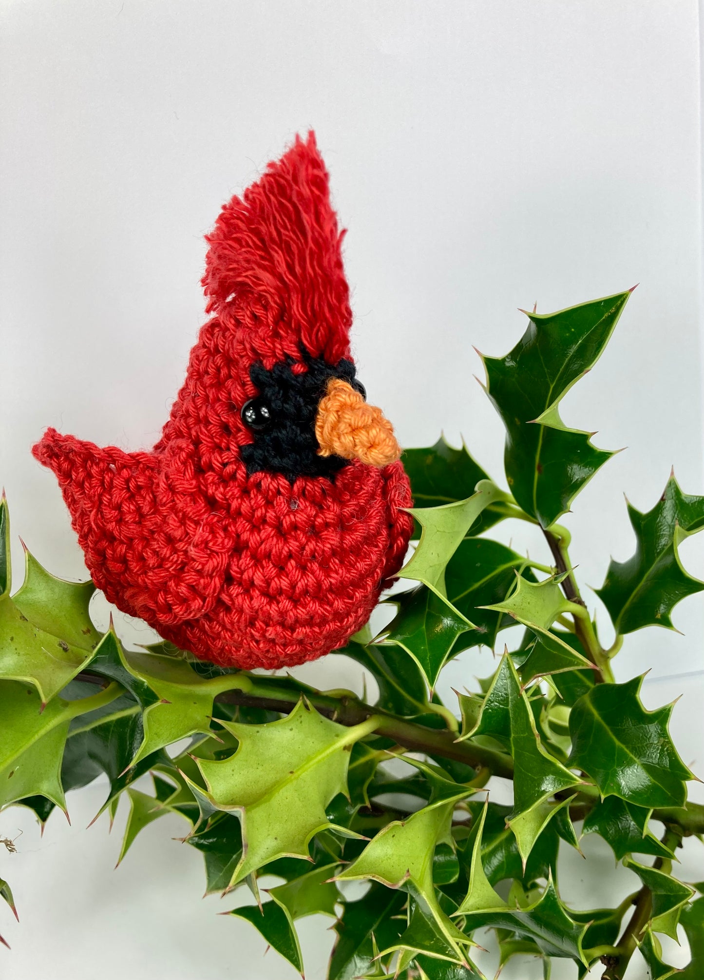 Cardinal Crochet Pattern. A Digital Download Pattern with step by step instructions & photo aids.